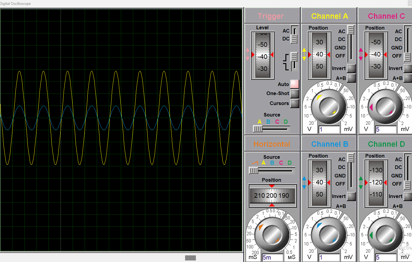 Output waveform of audio amplifier circuit using LM741 op amp