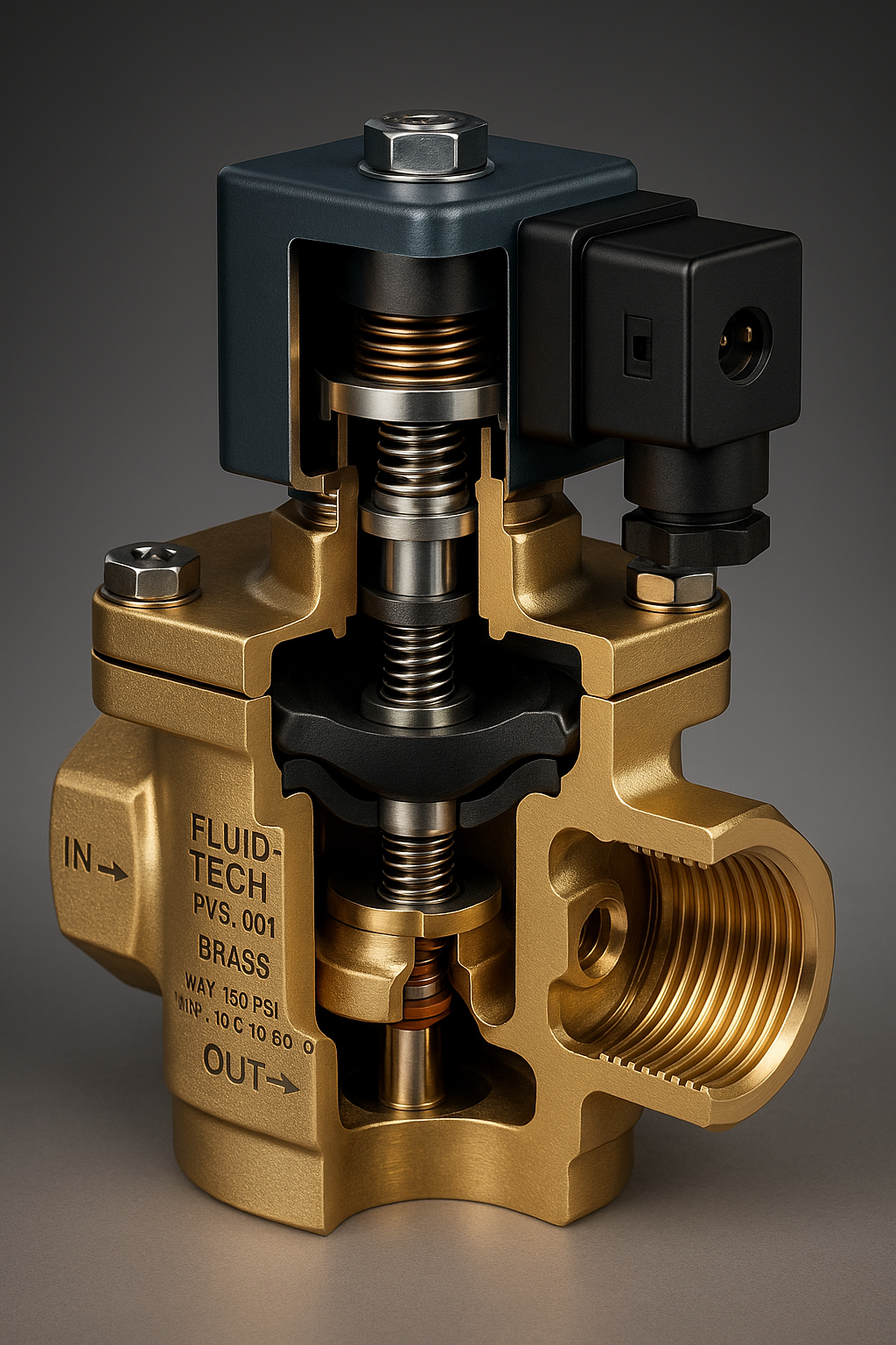 Pilot-operated solenoid valves