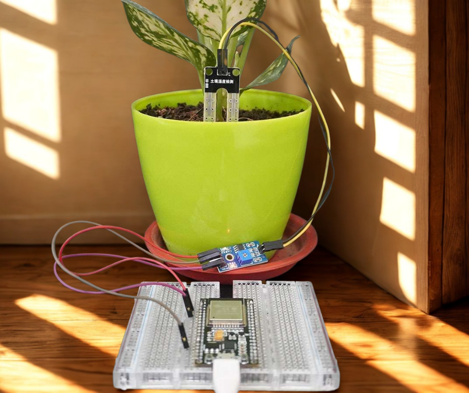 IoT Soil Moisture Sensor using ESp32