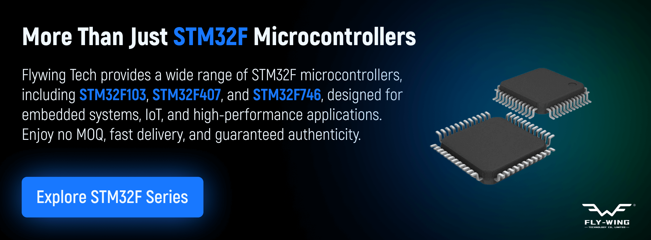 Explore STM32F microcontrollers like STM32F103, STM32F407, and STM32F746 for embedded and high-performance applications. No MOQ, fast delivery.