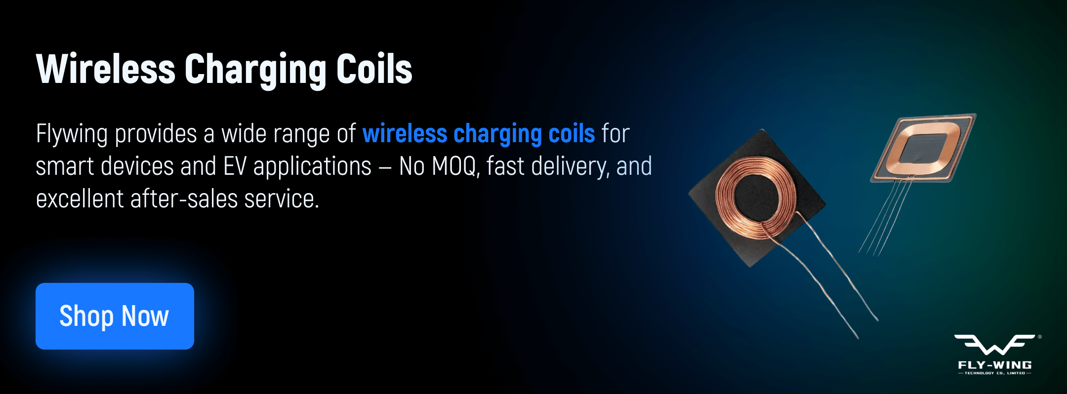 Wireless charging coils for wireless power transfer applications and electronic devices.