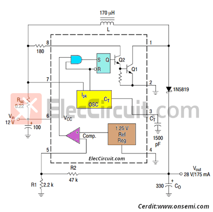 12V to 28V Boost Converter