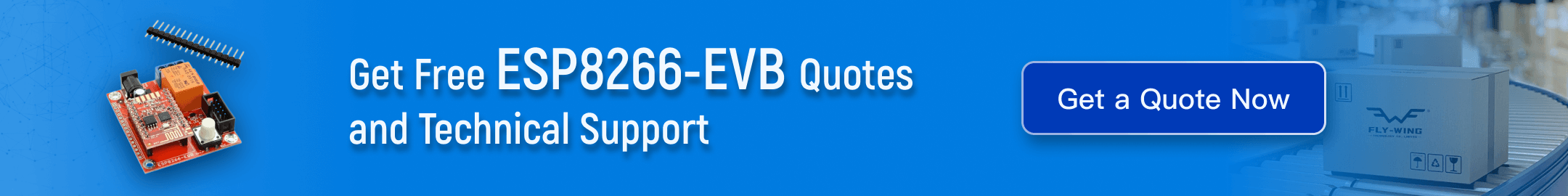 ESP8266-EVB Wi-Fi development board designed for IoT and embedded connectivity projects.