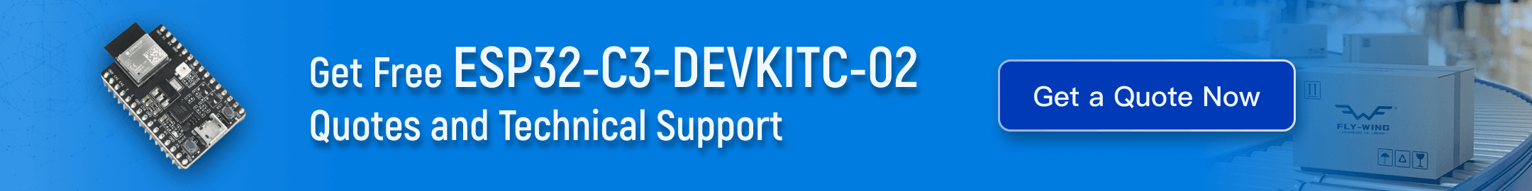 ESP32-C3-DEVKITC-02 development board – features, wireless capabilities, and technical support by Flywing