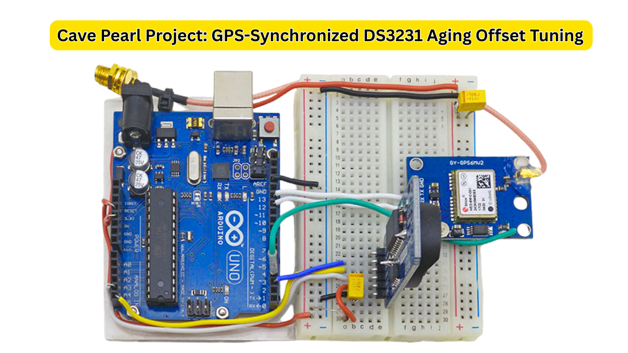 Cave Pearl Project: GPS-Synchronized DS3231 Aging Offset Tuning