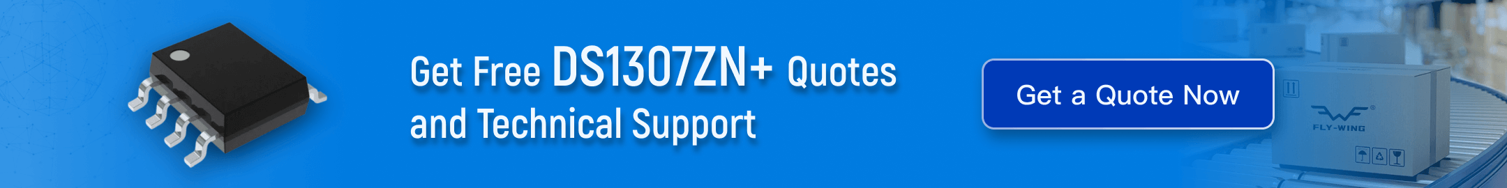 DS1307ZN+ real-time clock (RTC) IC – I2C clock and calendar specifications and technical support at Flywing