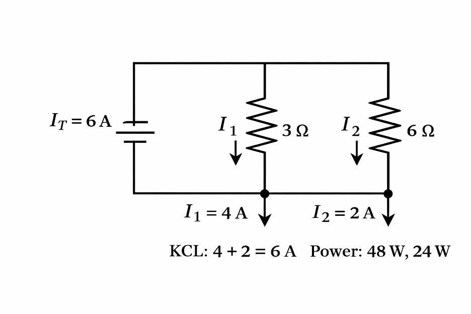 Example 1: Two Resistors in Parallel