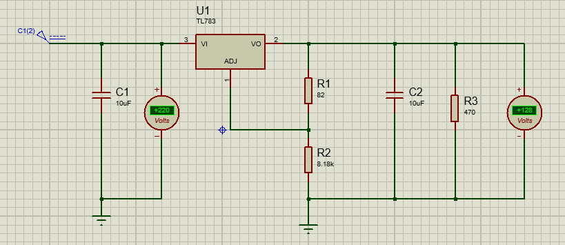 220V-125V biasing power supply 