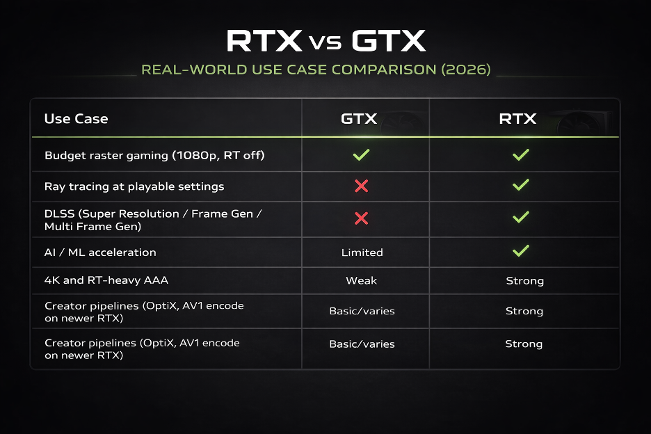 RTX vs GTX Real World Use Cases