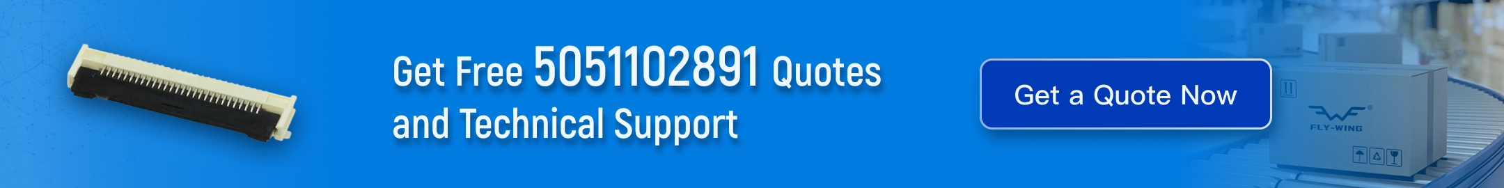 Molex 5051102891 FFC FPC connector – 28 position 0.5 mm right angle specifications and technical support at Flywing