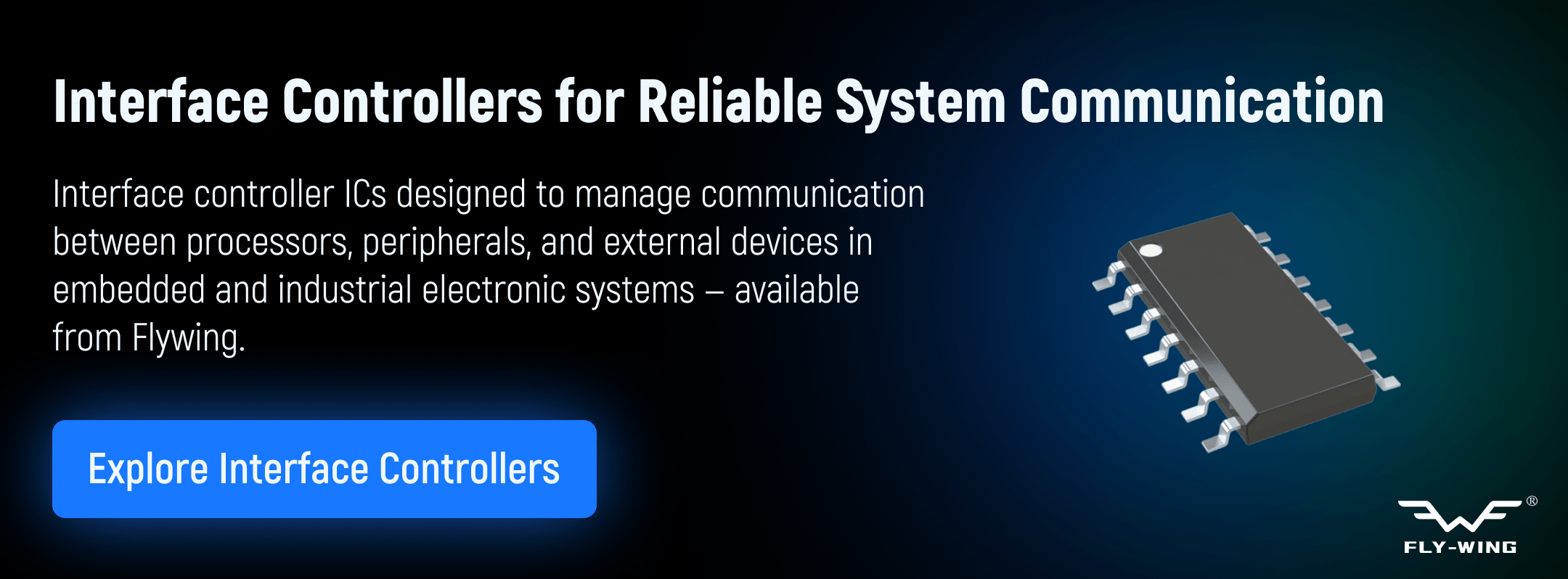 interface controller ICs used to manage communication between processors, peripherals, and external devices in embedded and industrial electronic systems.