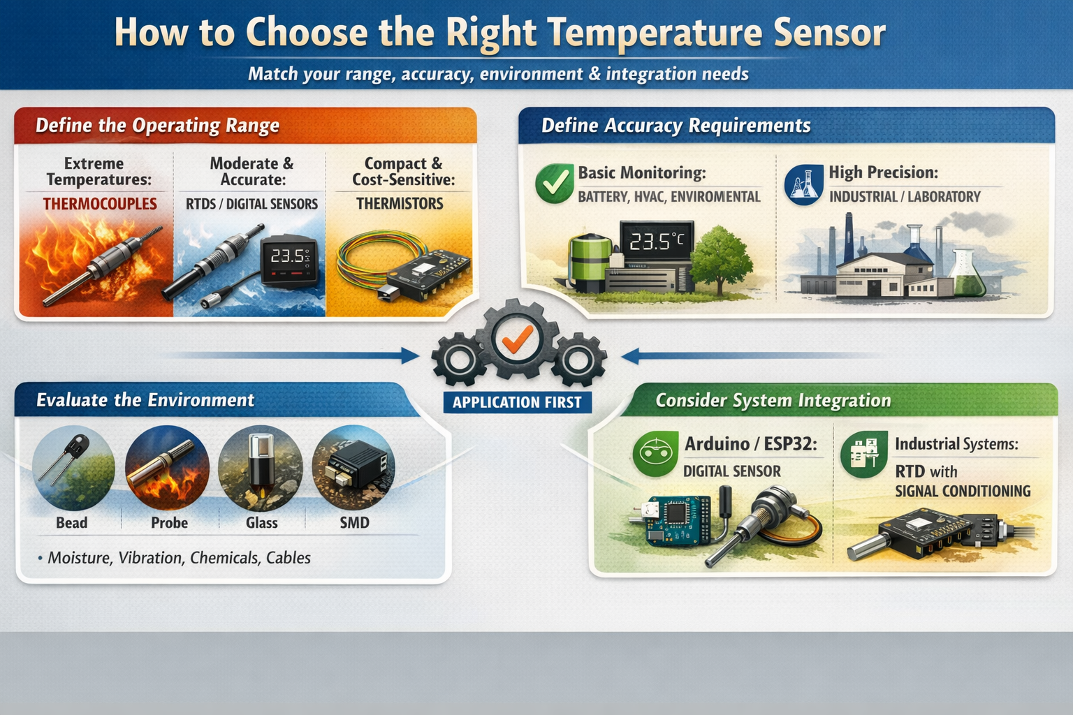 How to select right Temperature Sensor