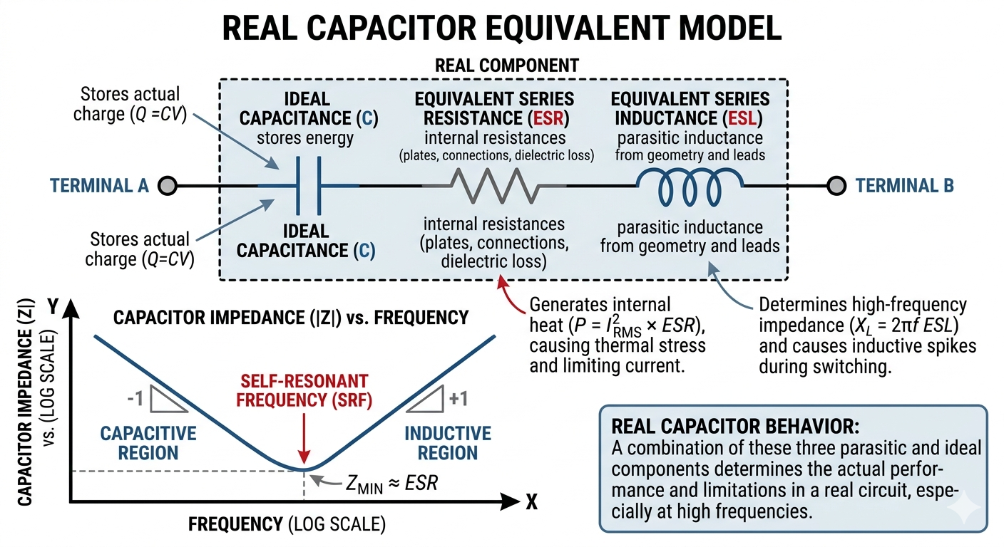 Capacitor Selection: capacitor Equivalent model