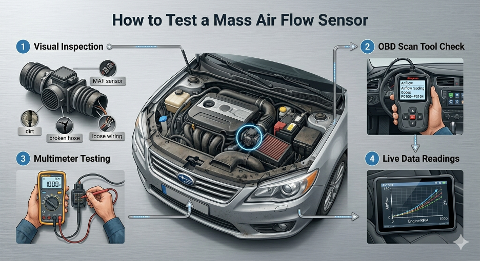 Test a Mass Air Flow Sensor
