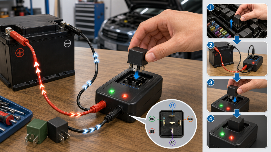 How to Use an Automotive Relay Tester