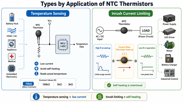 By Application NTC Types