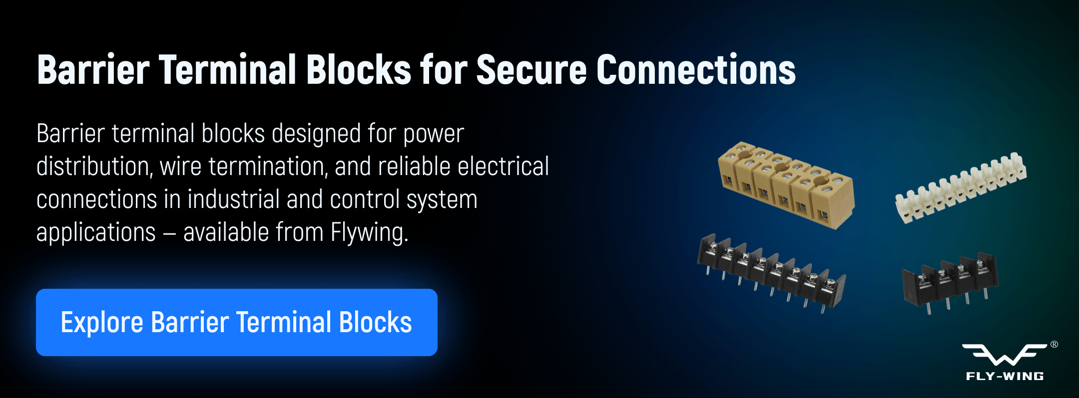barrier terminal blocks used for wire termination, power distribution, and secure electrical connections in industrial and control system applications.