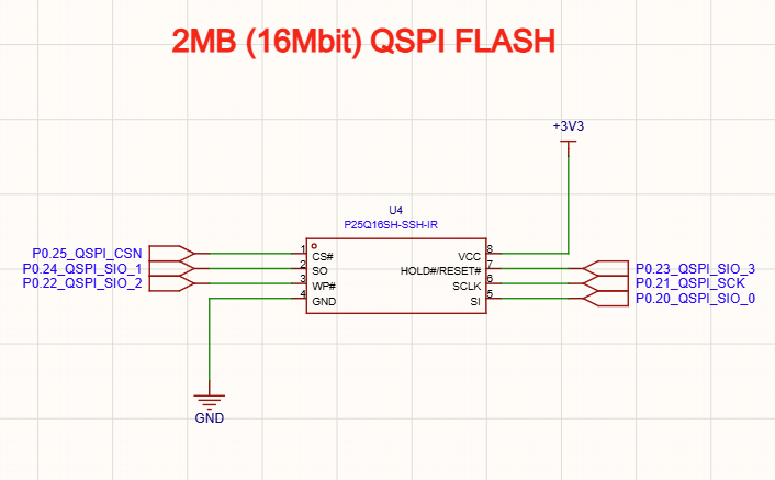 2MB Flash P25Q16SH IC for smart watch design