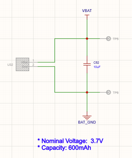Lipo battery connection using a 2 pin connector