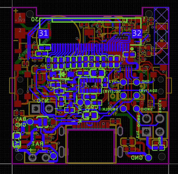 Smart Watch PCB Design Layout